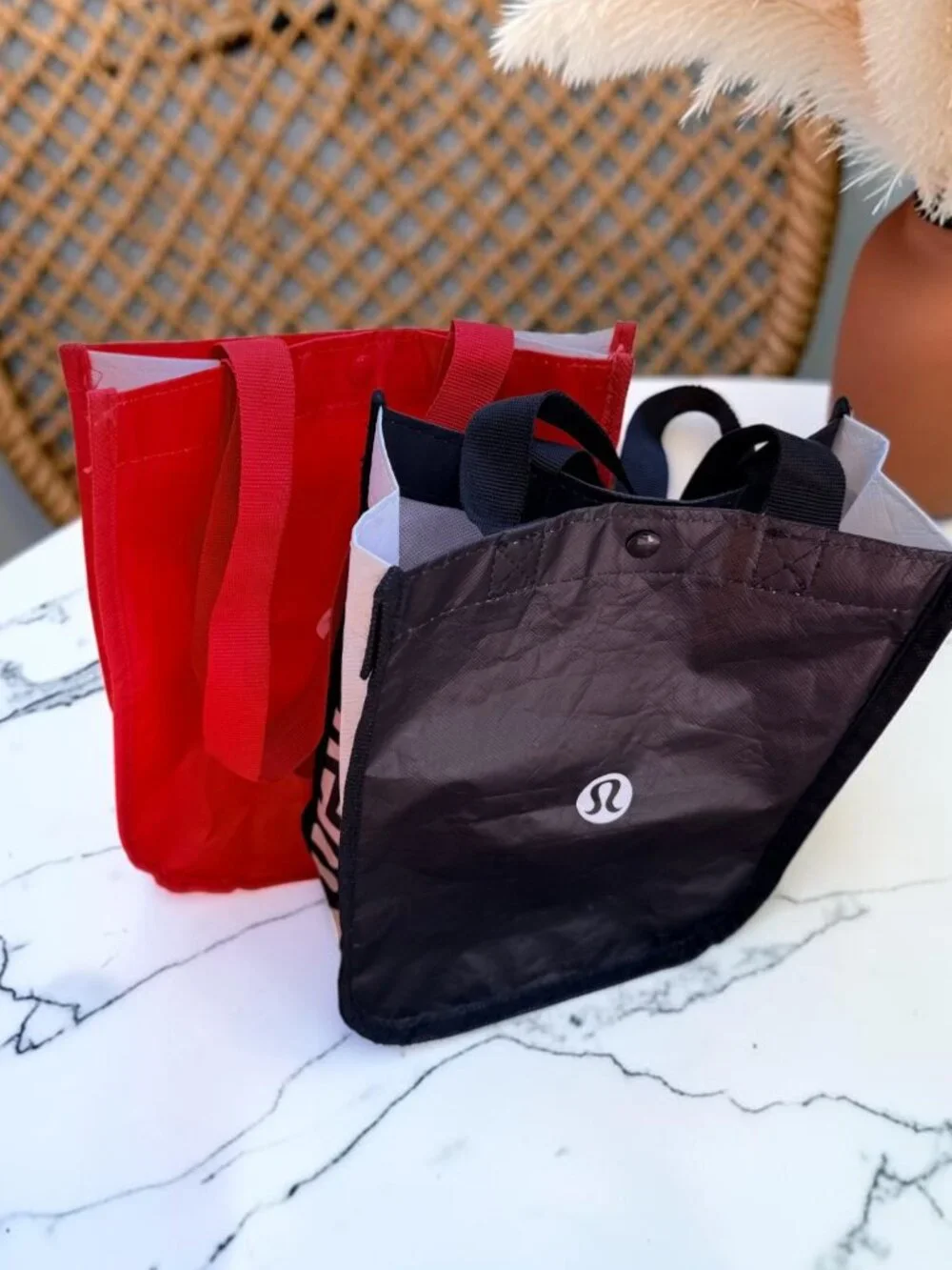 Lululemon Reusable Bag Bundle X2